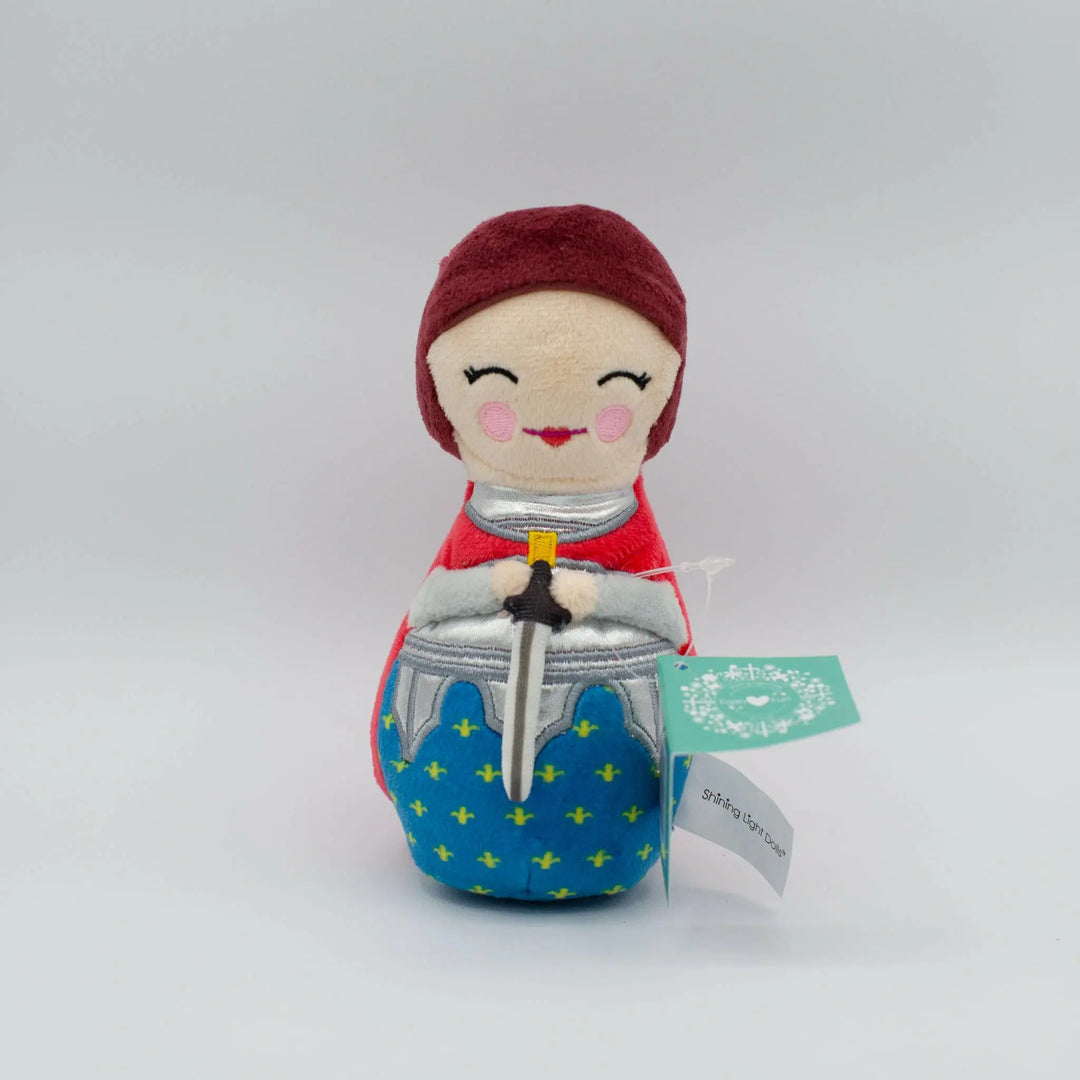 Mini St. Joan of Arc Plush Doll - Shining Light Dolls
