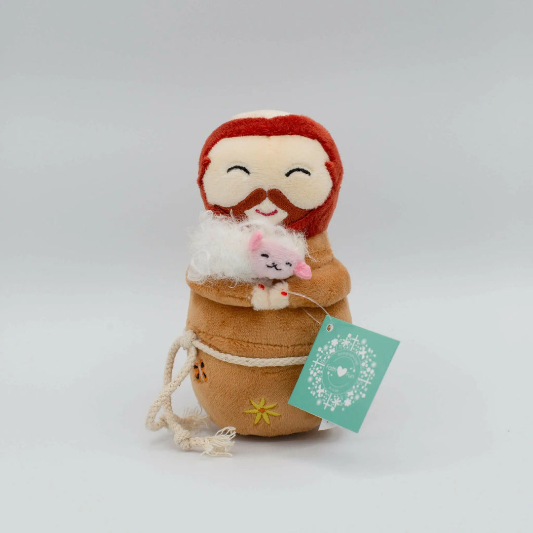 Mini St. Francis of Assisi Plush Doll - Shining Light Dolls