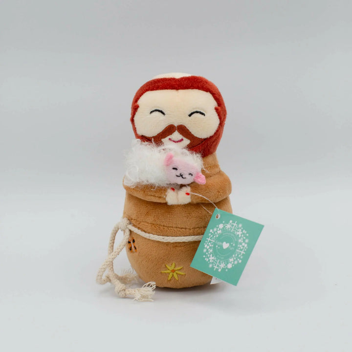 Mini St. Francis of Assisi Plush Doll - Shining Light Dolls
