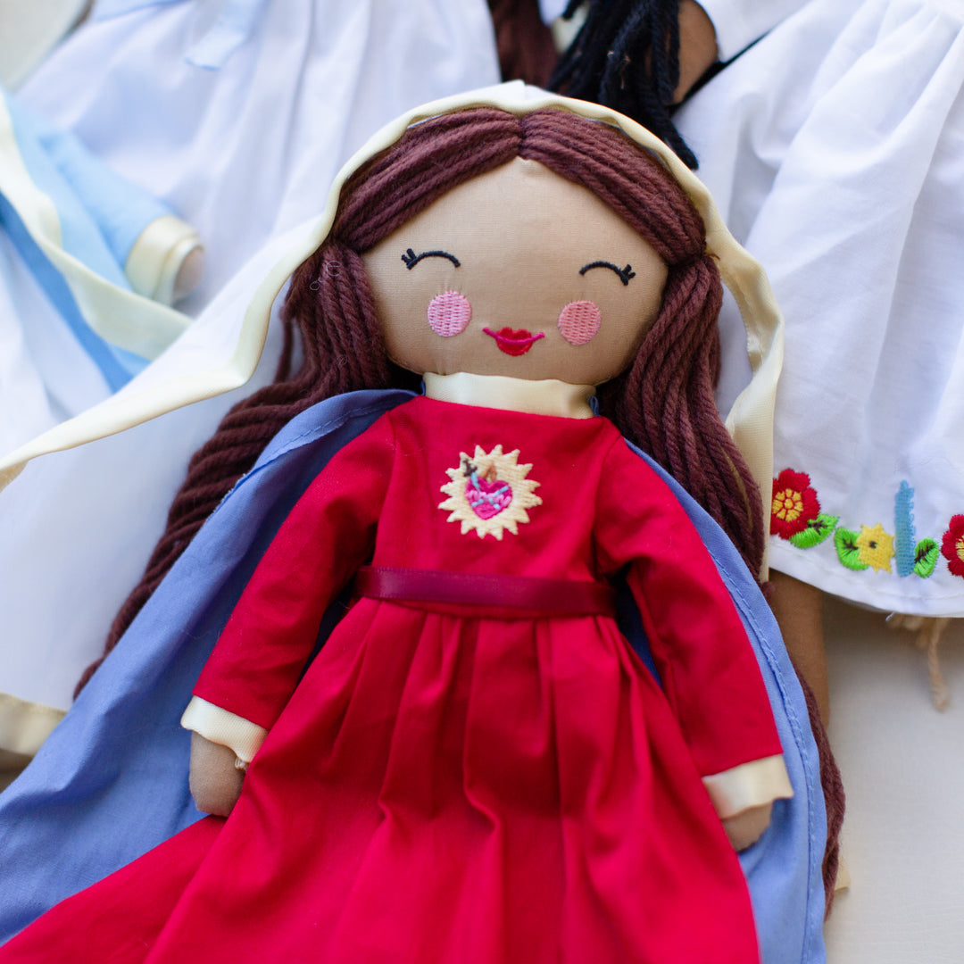 Immaculate Heart of Mary Rag Doll - Shining Light Dolls