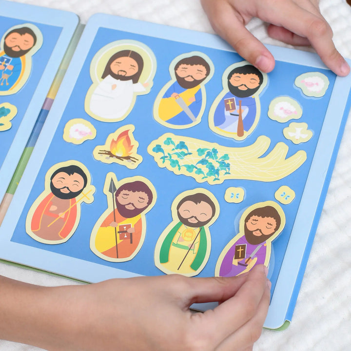 Jesus & the Twelve Apostles - Magnetic Playscene Shining Light Dolls
