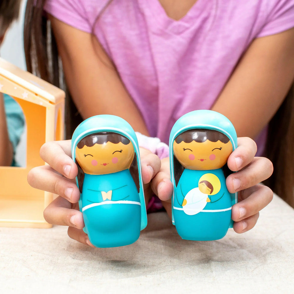 The Holy Family Nativity Playset - Shining Light Dolls