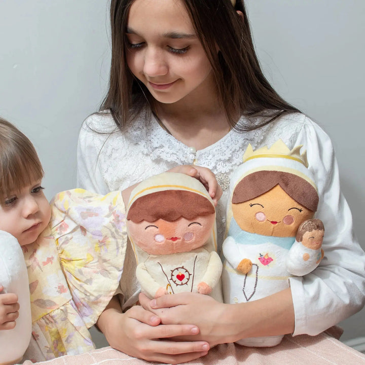 Our Lady of the Rosary - Hail Mary Audio Plush Doll - Shining Light Dolls
