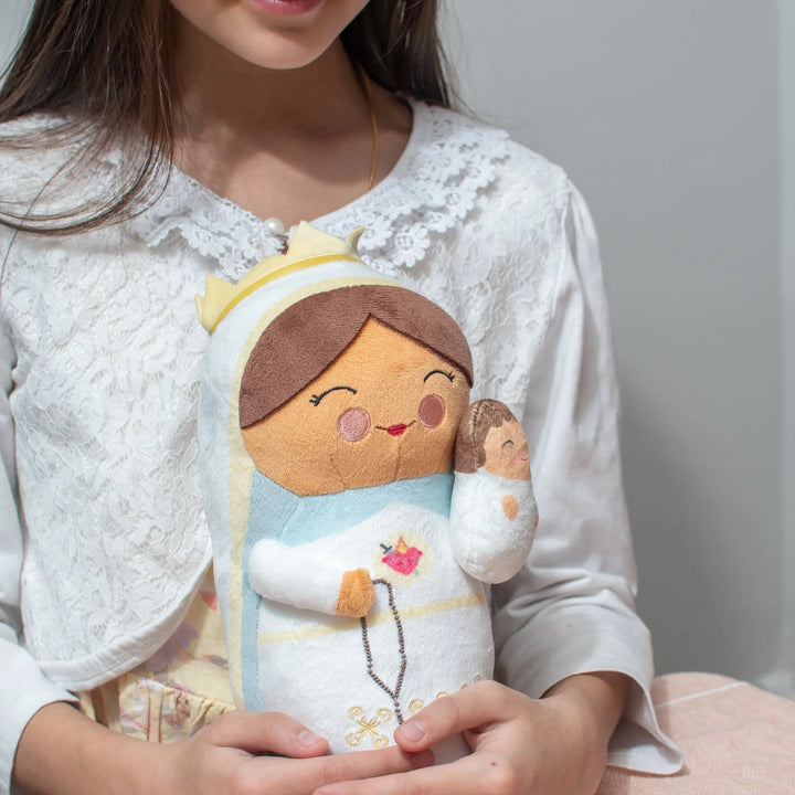 Our Lady of the Rosary - Hail Mary Audio Plush Doll - Shining Light Dolls