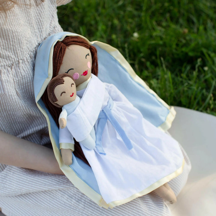 Baby Jesus Rag Doll & Wrap Carrier Set - Shining Light Dolls