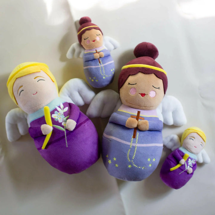 Mini Purple Guardian Angel Plush Doll - Shining Light Dolls