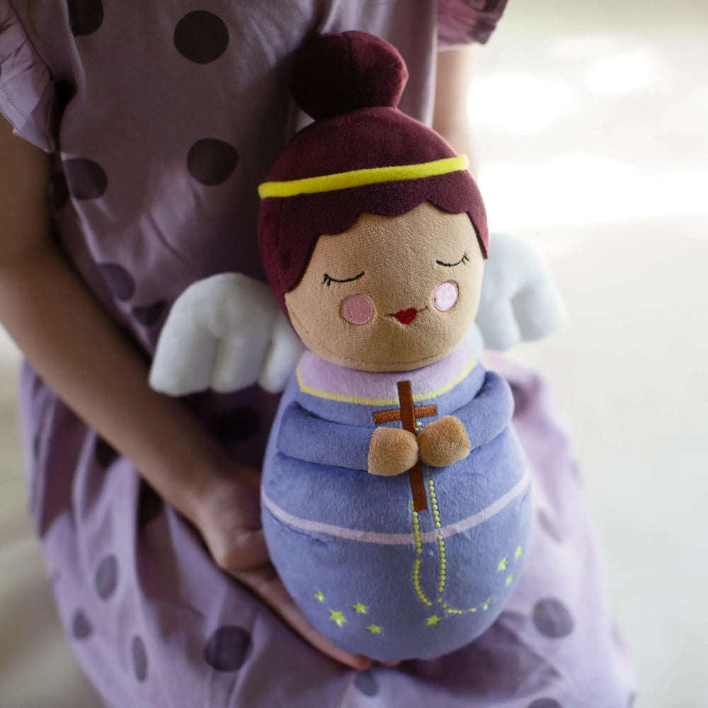Purple Guardian Angel Plush Doll - Shining Light Dolls