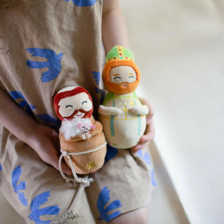 Mini St. Francis of Assisi Plush Doll - Shining Light Dolls