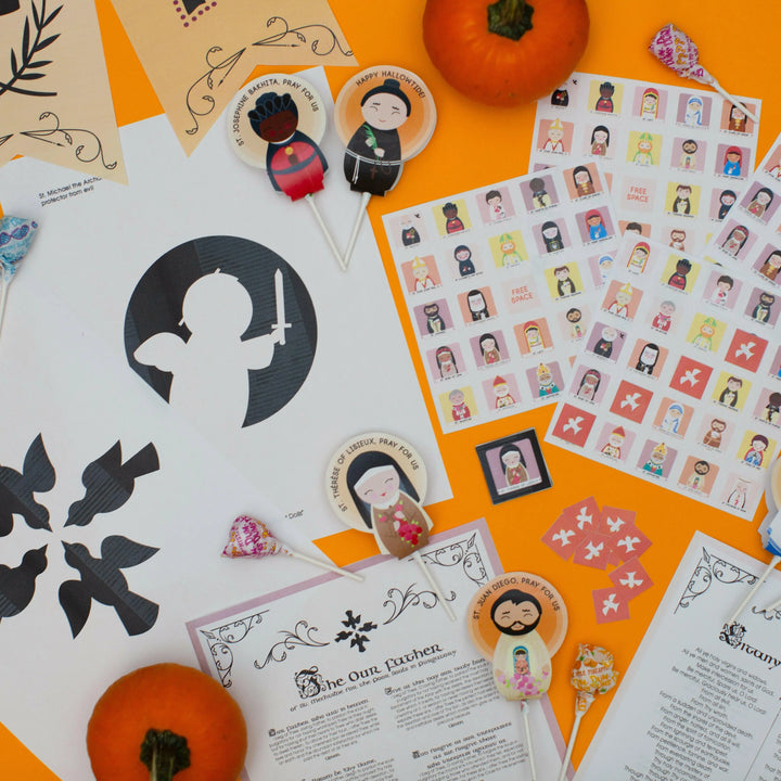 Hallowtide, Halloween, All Saint's Day and All Souls' Day! Feast Day Kit - Digital Download - Shining Light Dolls