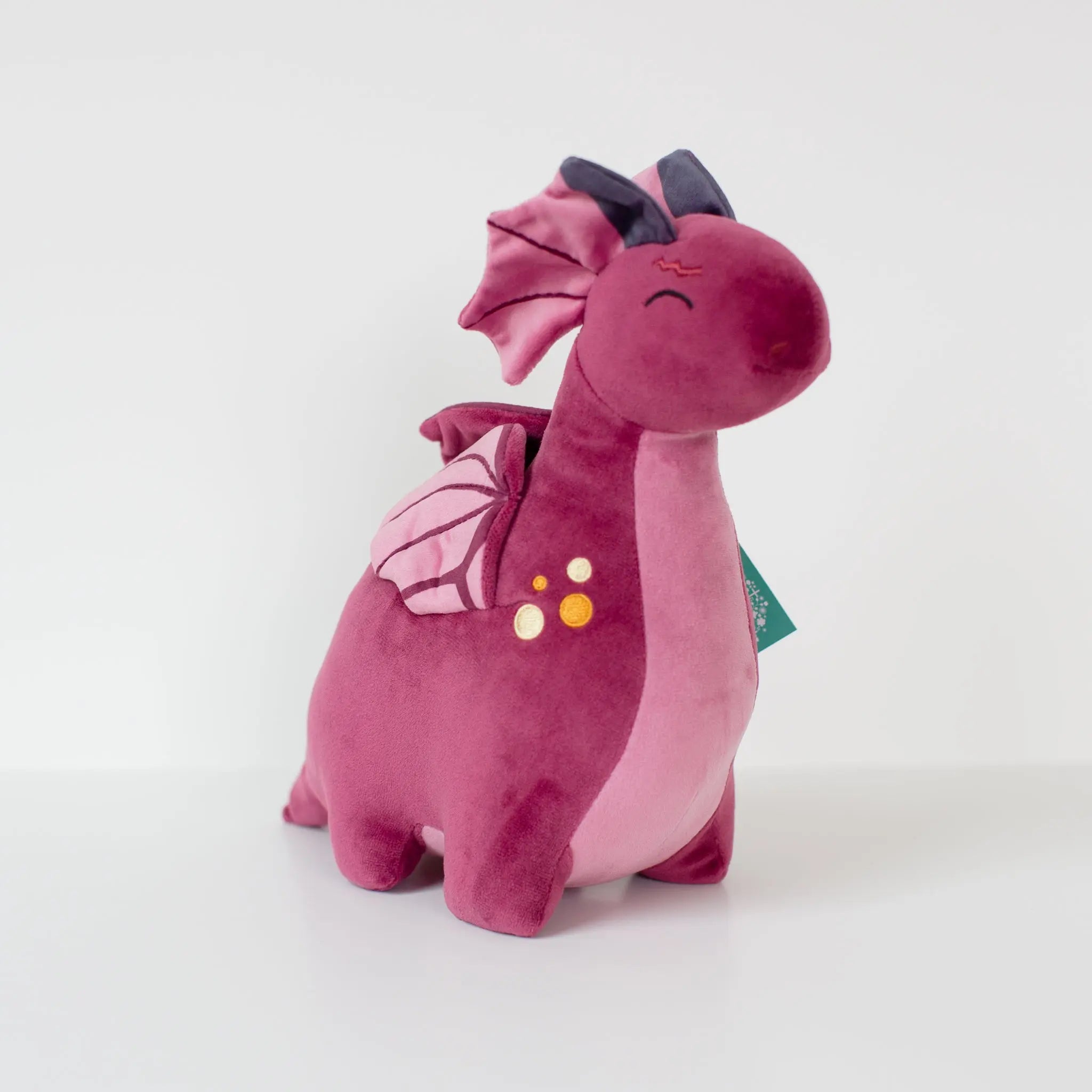 pink dragon plush toy