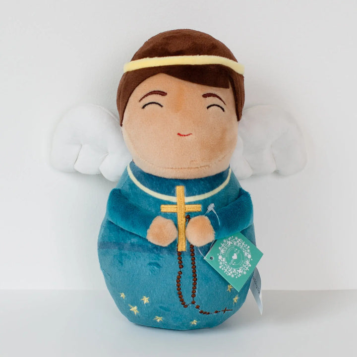 Teal Blue Guardian Angel Plush Doll - Shining Light Dolls
