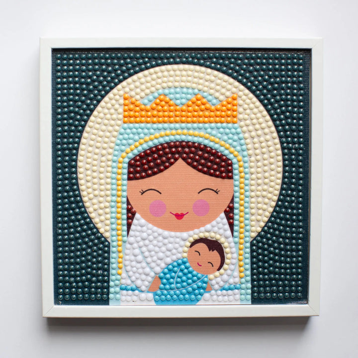 Gem Art Craft Kit Blessed Virgin Mary - Shining Light Dolls