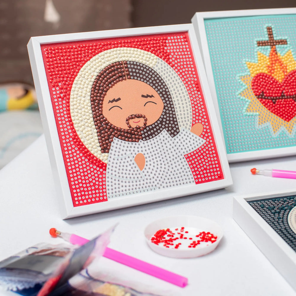Gem Art Craft Kit Jesus Shining Light Dolls