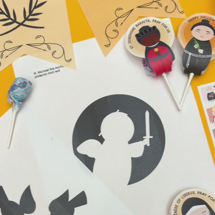 ¡Hallowtide, Halloween, Todos los Santos y el Día de Todos los Difuntos! Kit del día de fiesta - Descarga digital