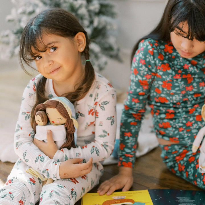 Baby Jesus Rag Doll & Wrap Carrier Set - Shining Light Dolls
