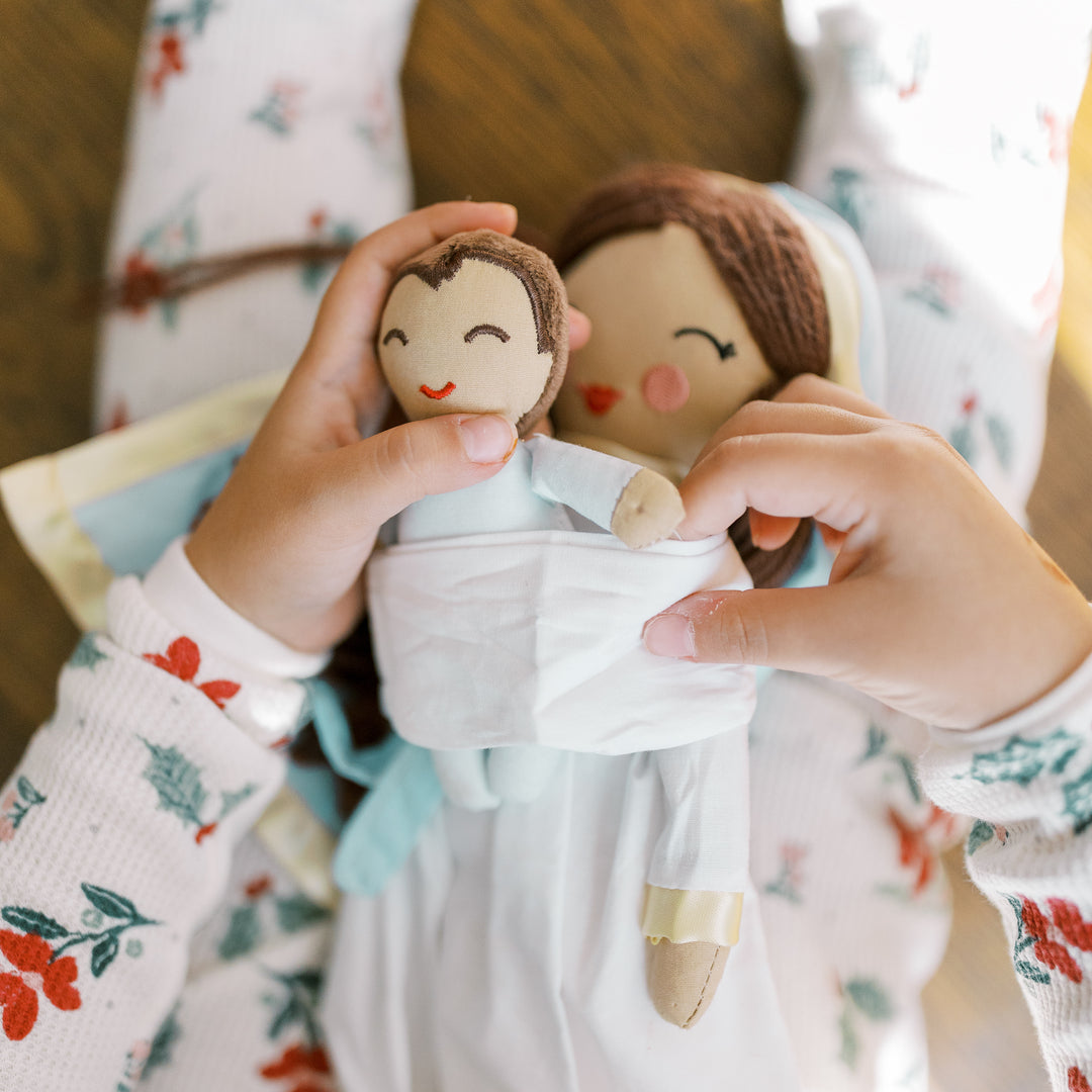 Nativity Holy Family Rag Doll Set - Shining Light Dolls