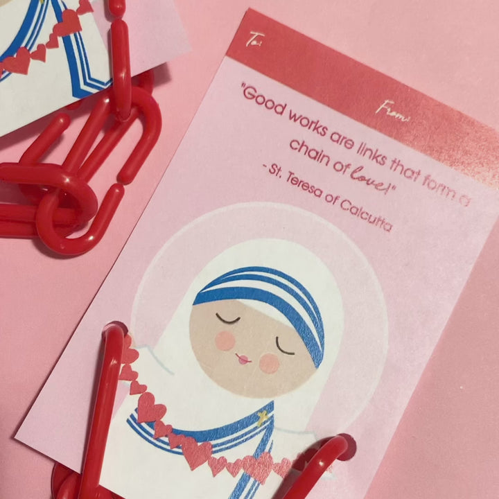 ¡Tarjetas de regalo para el aula de San Valentín católicas hechas por ti mismo! - Descarga digital