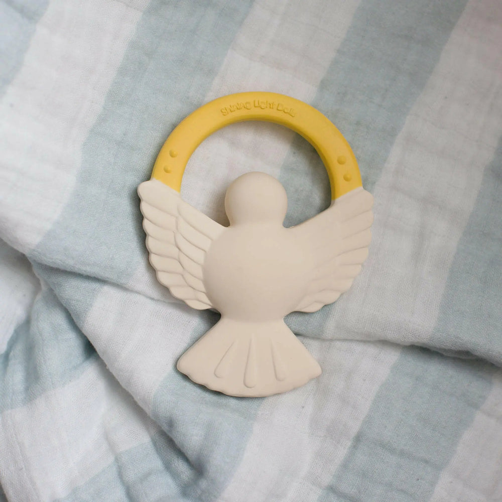 Holy Spirit Dove Natural Rubber Teether - Shining Light Dolls