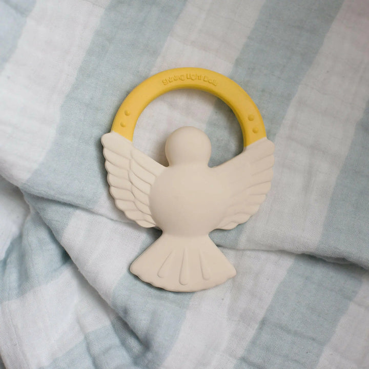 Holy Spirit Dove Natural Rubber Teether - Shining Light Dolls