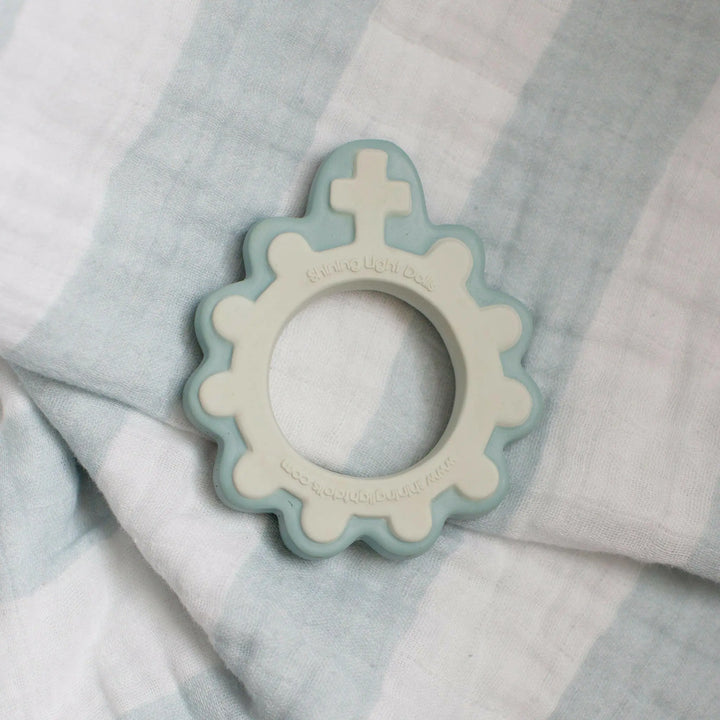Baby's First Rosary Natural Rubber Teether - Shining Light Dolls