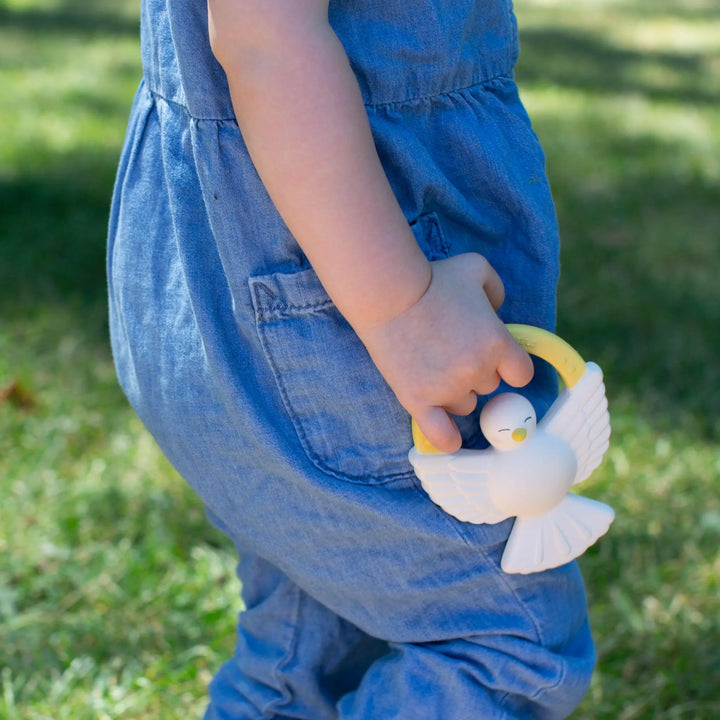 Holy Spirit Dove Natural Rubber Teether - Shining Light Dolls