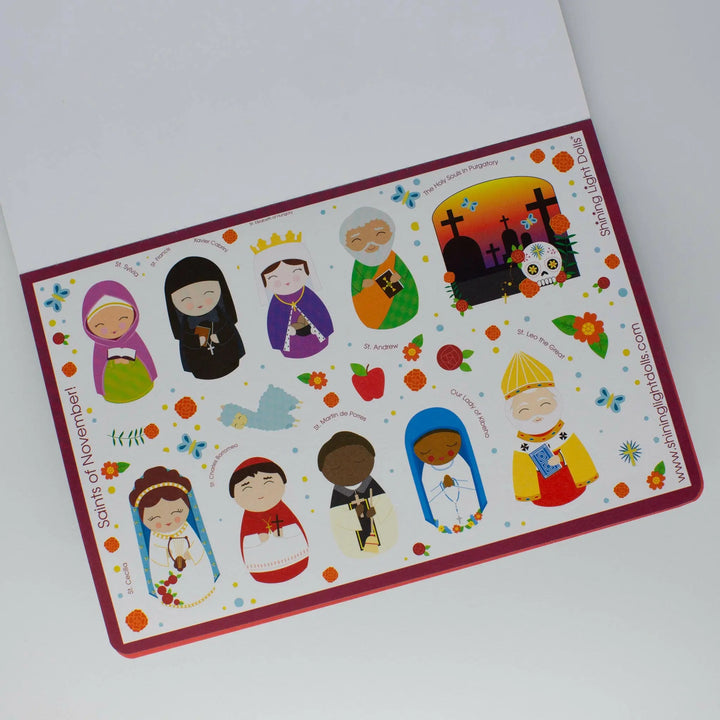 Saints of the Month Sticker Book - Shining Light Dolls