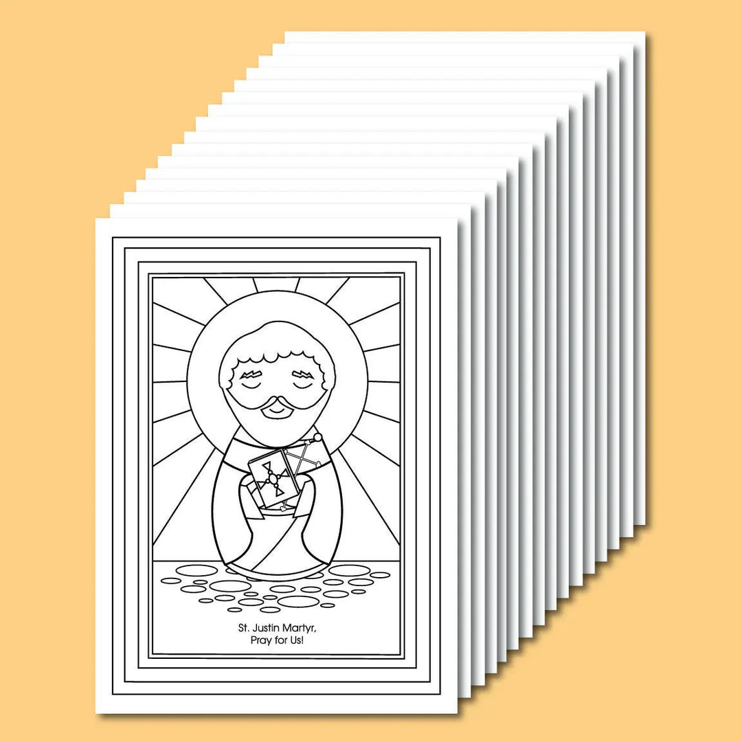 June Saints Coloring Sheets - Digital Download - Shining Light Dolls