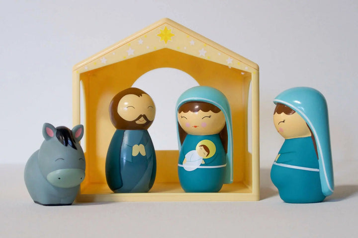 The Complete Nativity Set  Shining Light Dolls