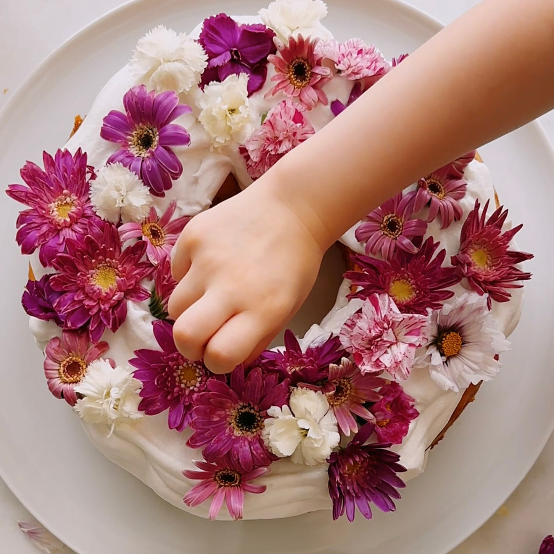 Celebrate the Nativity of St. John the Baptist with a Flower Wreath Cake