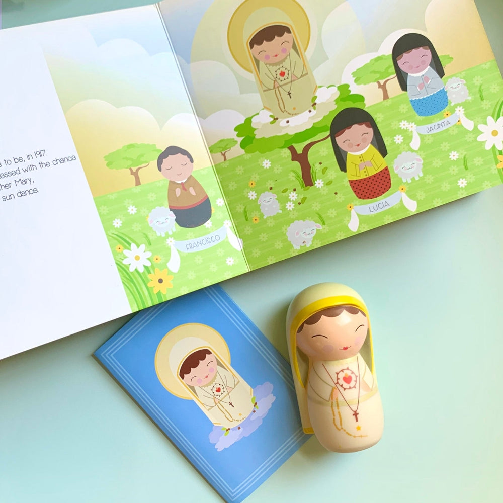 Our Lady of Fatima and Prayer | Shining Light Dolls
