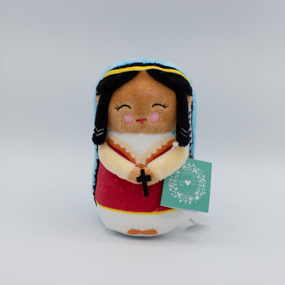 Mini St. Kateri Tekawitha Plush Doll - Shining Light Dolls
