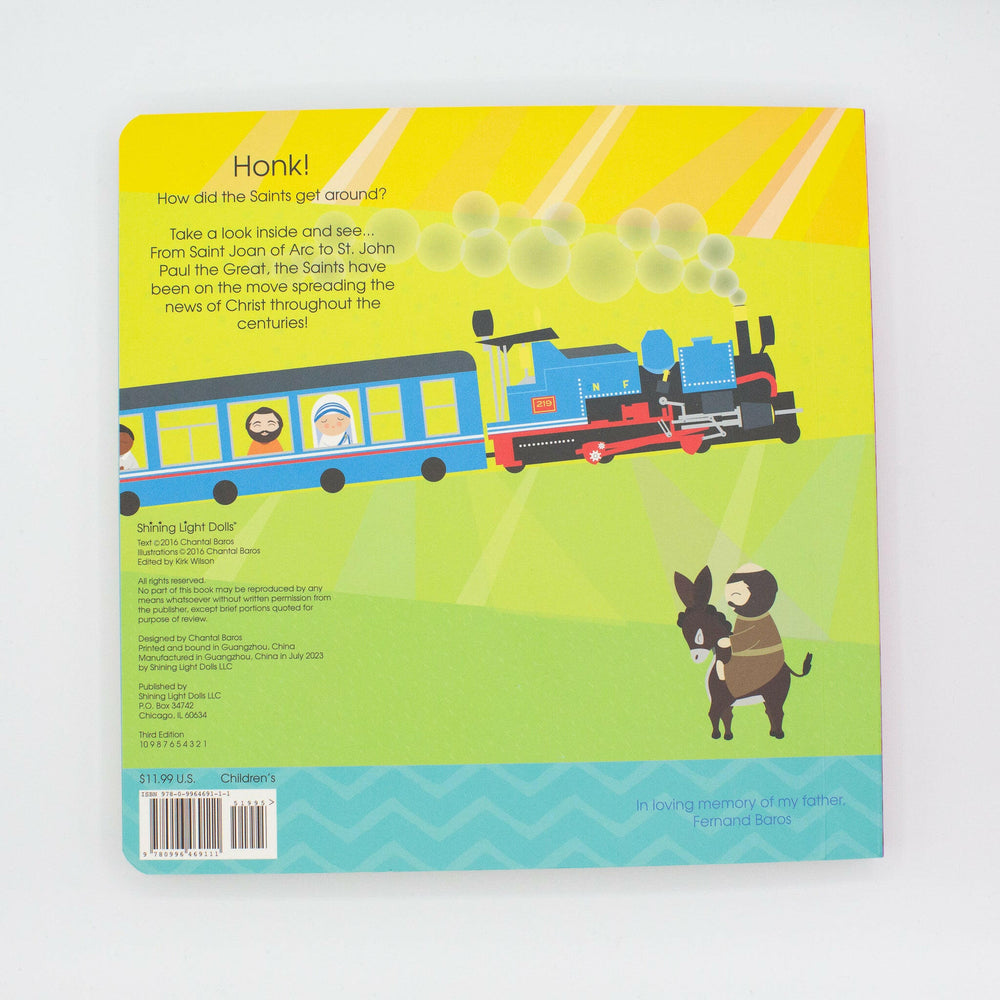 Saints on the Go! Board Book - Shining Light Dolls