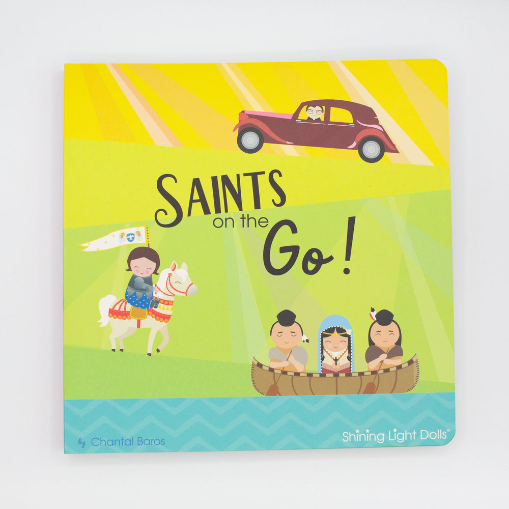 Saints on the Go! Board Book - Shining Light Dolls