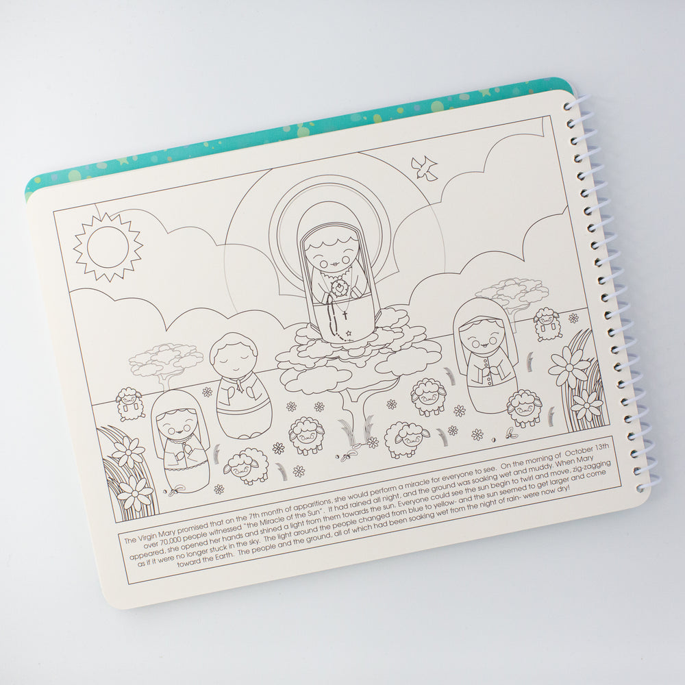 
                  
                    Saintly Scenes Book #1 - Reusable Sticker Scene and Coloring Book - Shining Light Dolls
                  
                