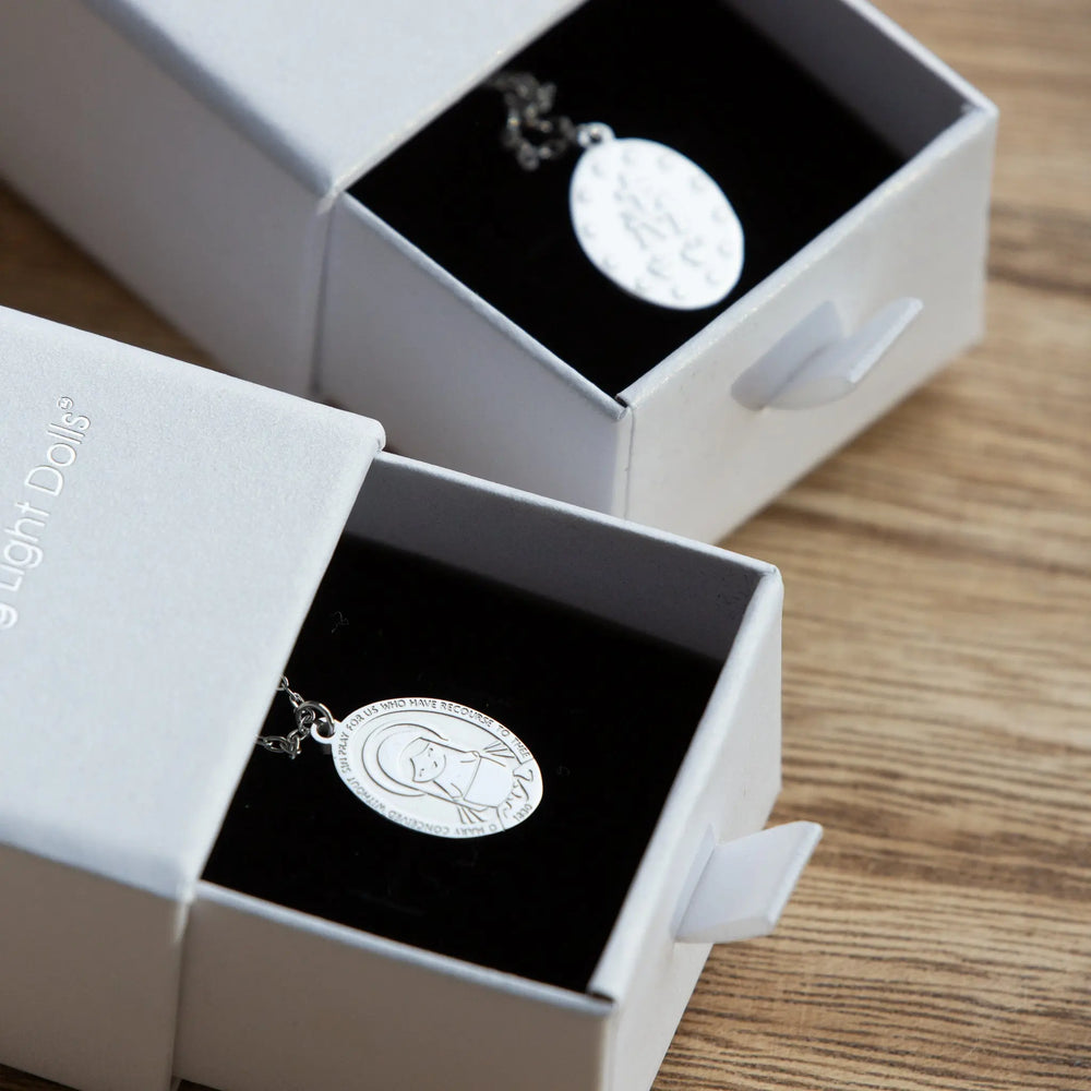 Miraculous Medal - 316 Stainless Steel Shining Light Dolls