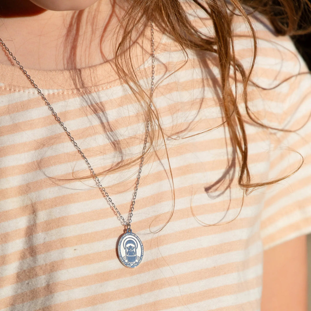 Miraculous Medal - 316 Stainless Steel Shining Light Dolls