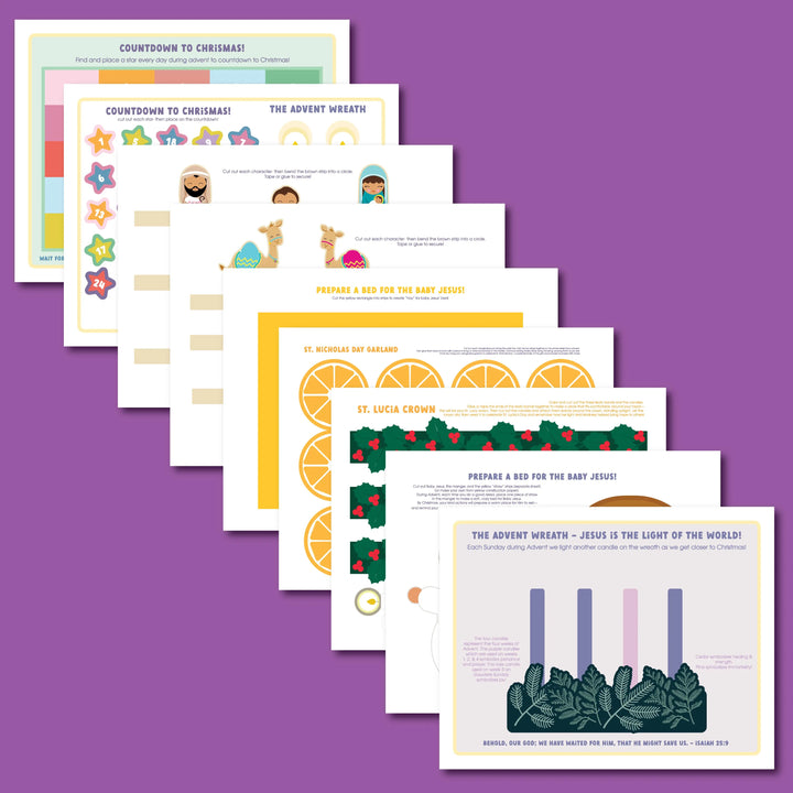 Advent and Christmas Printable Activity Pack