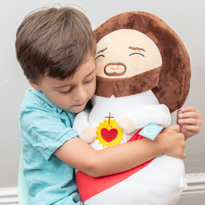 Jumbo Sacred Heart Jesus Plush Doll