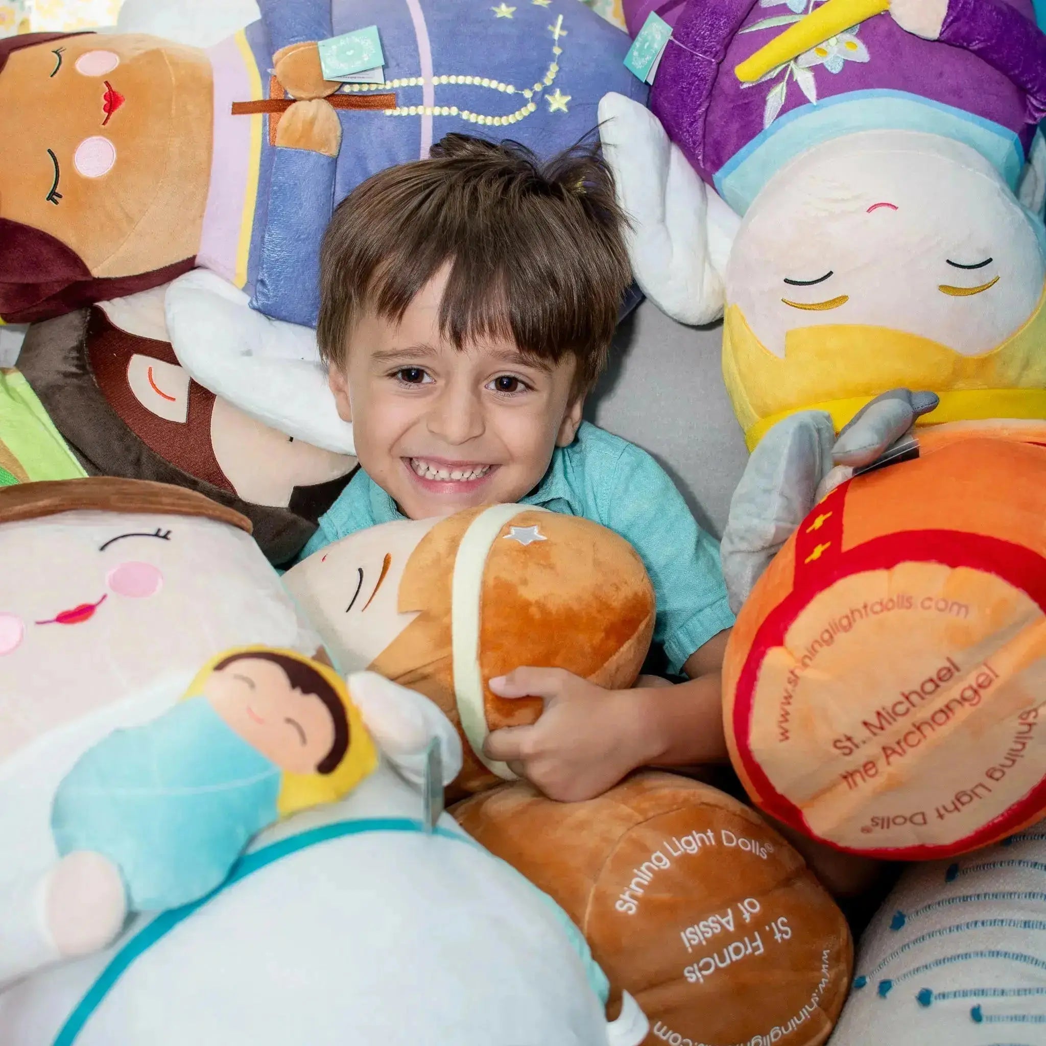 キャラクターグッズ READYMADE - SAINT MICHAEL PLUSH CP_ SMILES MULTI Jumbo St. Michael the Archangel Plush Doll - Shining Light Dolls
