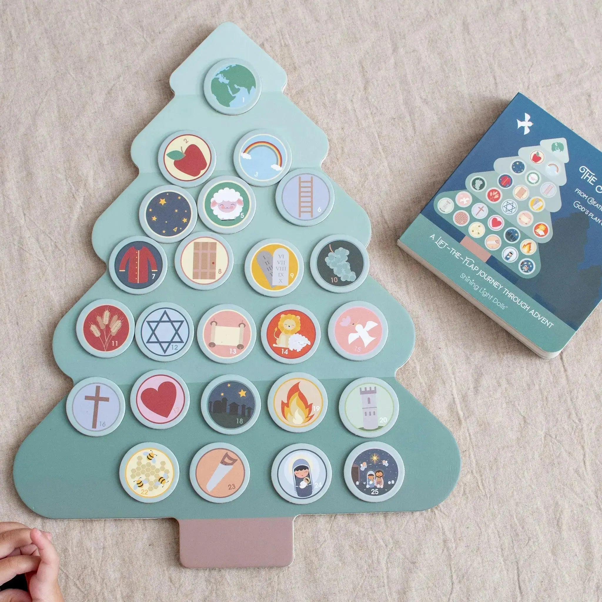The Jesse Tree- Magnetic Tree and Book Bundle - Shining Light Dolls