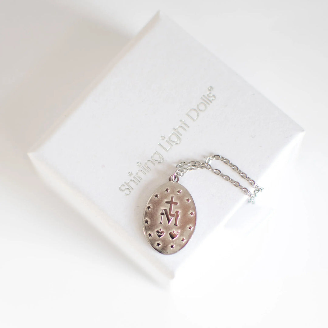 Miraculous Medal - 316 Stainless Steel Shining Light Dolls