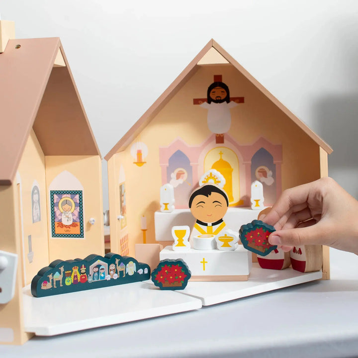Seasonal Celebration Kit - Add-On for Wooden Church Playset Shining Light Dolls