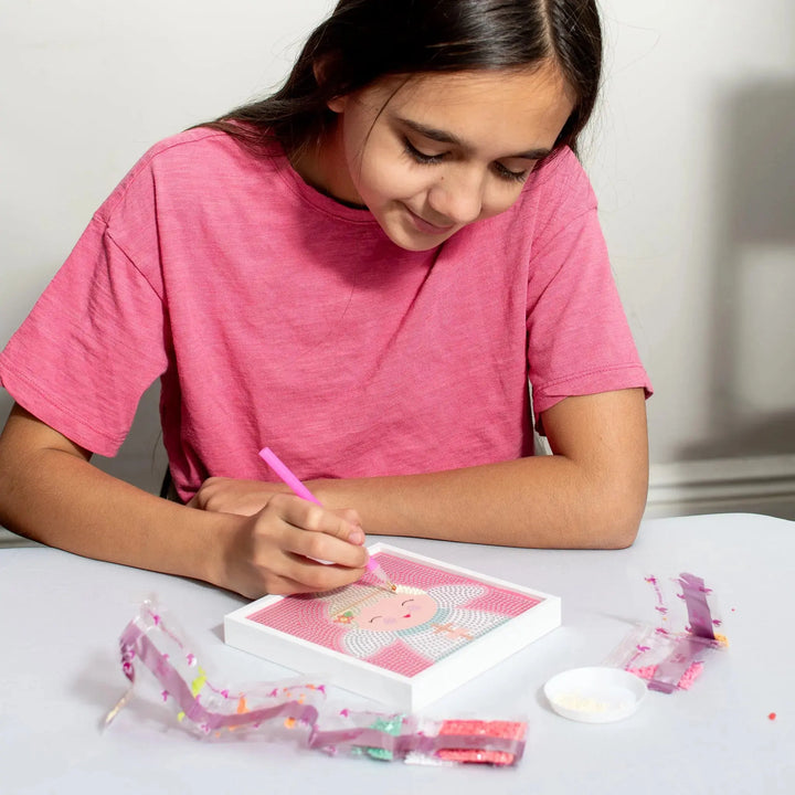 Gem Art Craft Kit Guardian Angel (pink) Shining Light Dolls