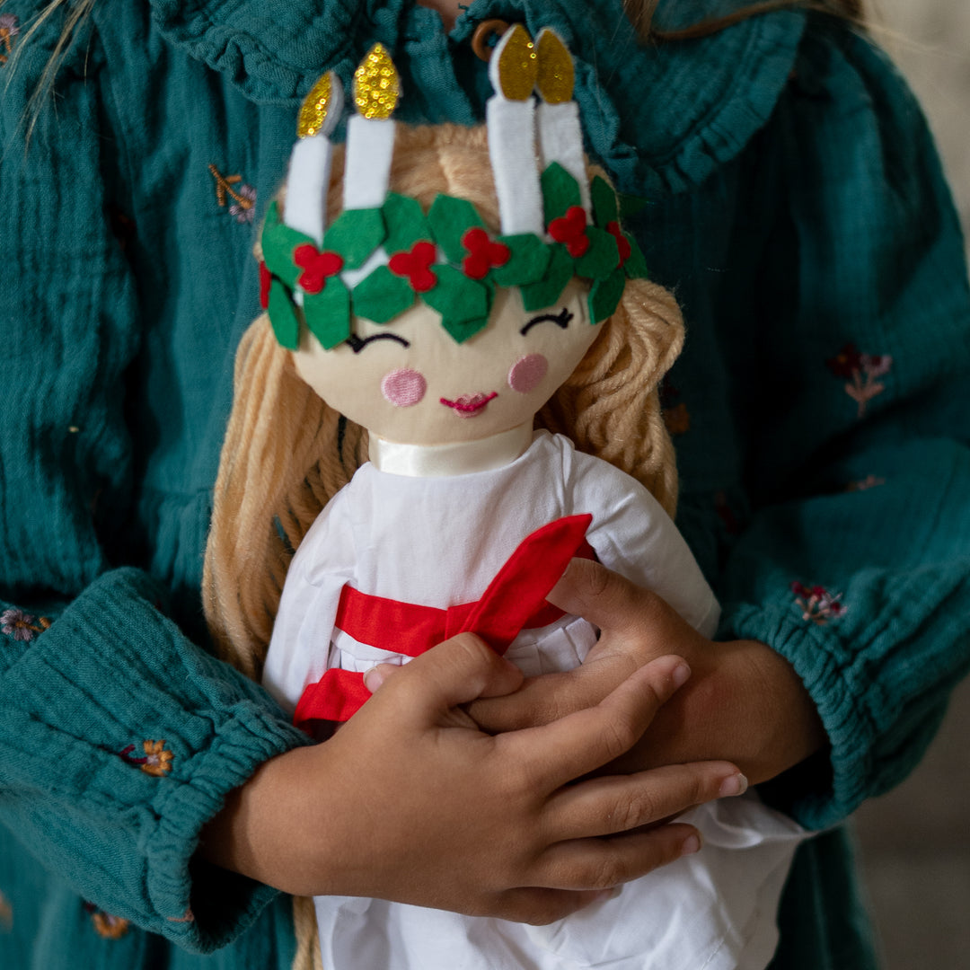 St. Lucy Rag Doll 12"