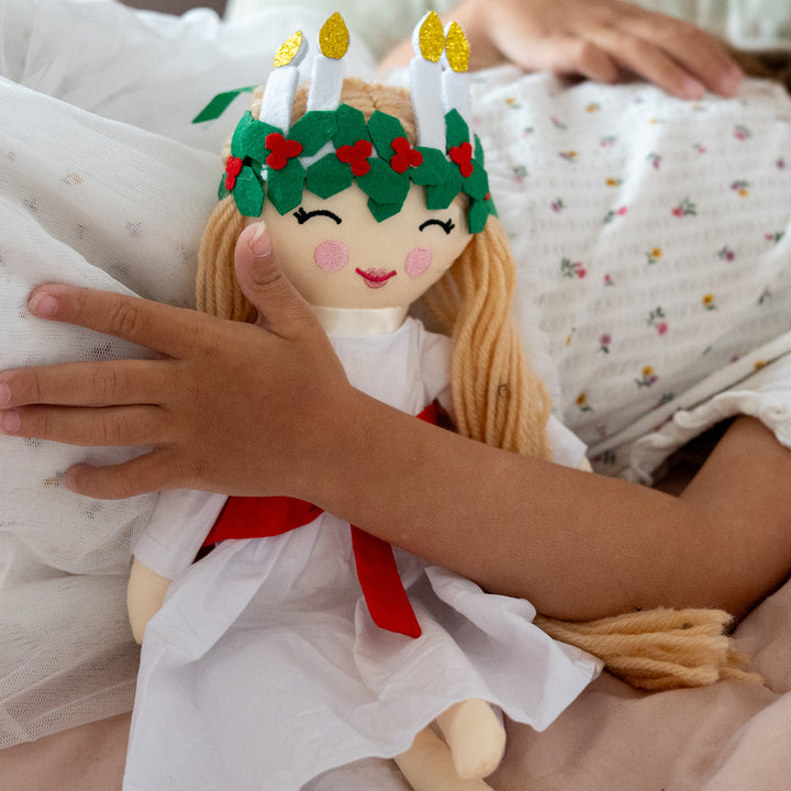 St. Lucy Rag Doll 12"