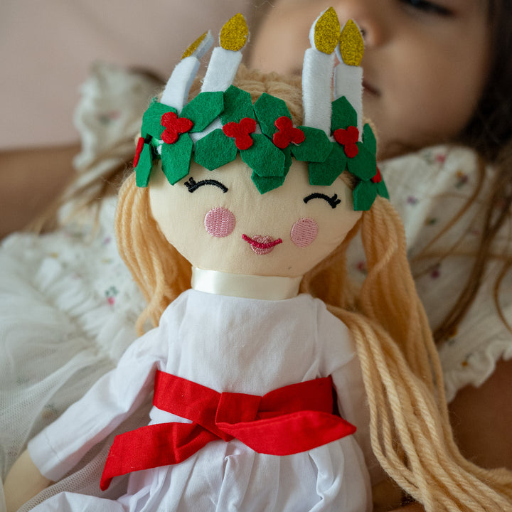 St. Lucy Rag Doll 12"