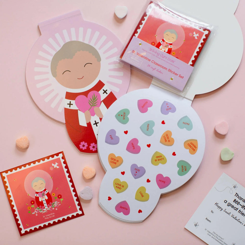 St. Valentine Sticker Book - Shining Light Dolls
