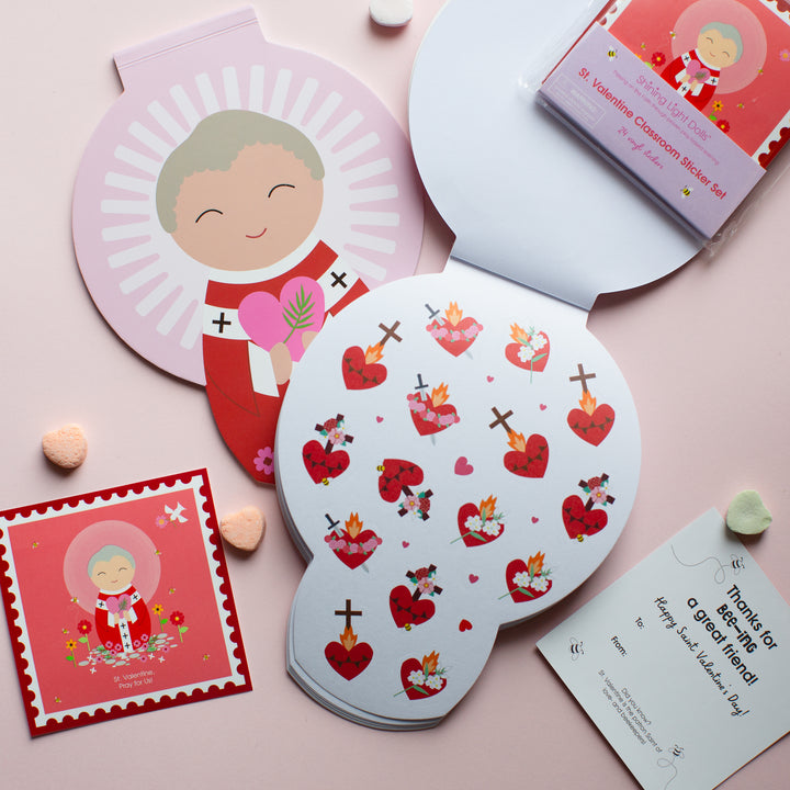 St. Valentine Sticker Book - Shining Light Dolls