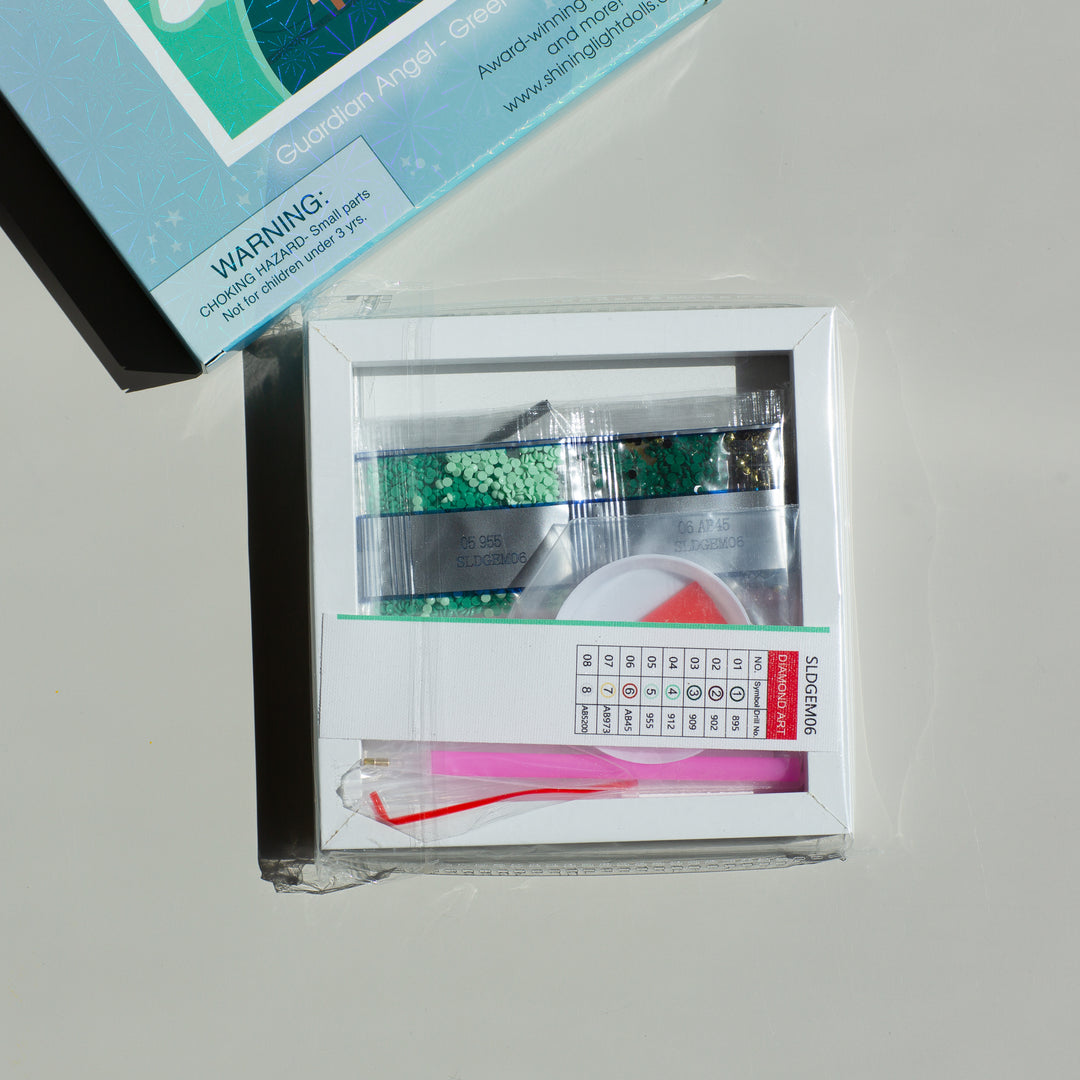 Gem Art Craft Kit Guardian Angel (Green)