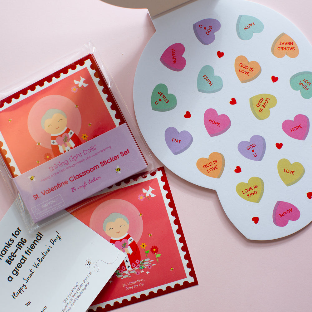 
                  
                    *Coming Soon* - St. Valentine Sticker Book - Shining Light Dolls
                  
                